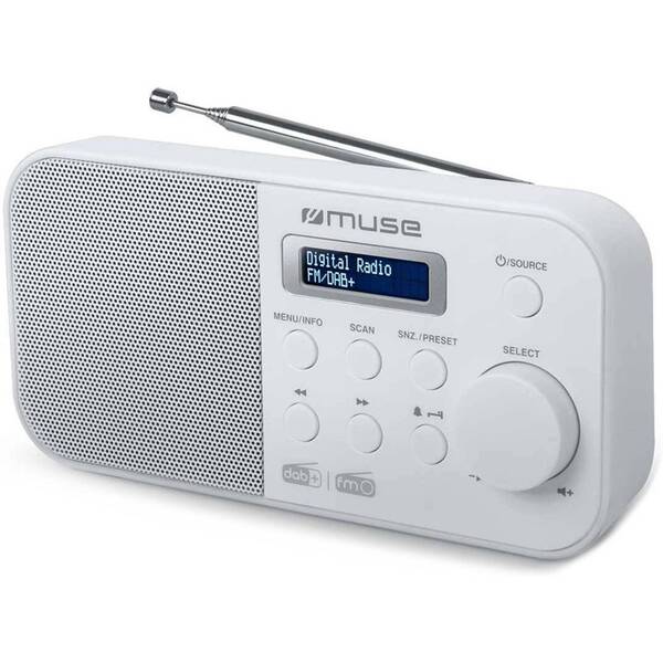 Radiopřijímač s DAB+ MUSE M-109 DBW bílý

