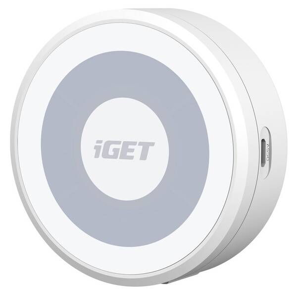Vnitřní reproduktor iGET HOME Chime CHS1 pro zvonky iGET Doorbell DS1 bílý

