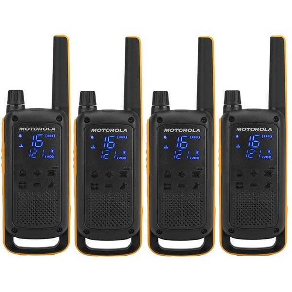 Vysílačky Motorola TLKR T82 Extreme Quad Pack černé/žluté

