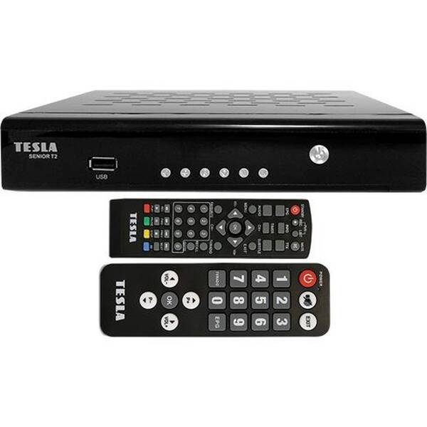 Set-top box Tesla SENIOR T2 černá barva
