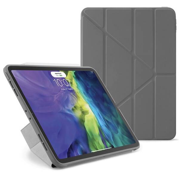 Pouzdro na tablet Pipetto Origami na Apple iPad Air 10.9"(2020) šedé


