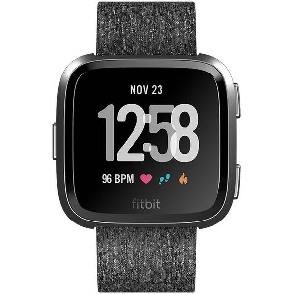 Chytré hodinky Fitbit Versa (NFC) - Charcoal Woven 

