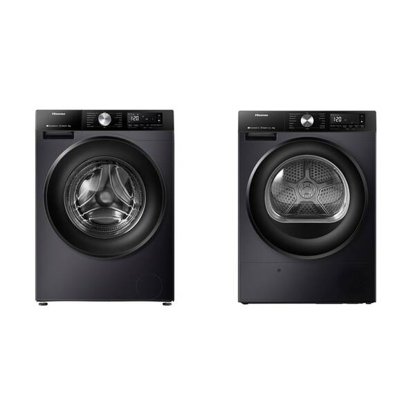 Set výrobků Hisense WF3S8043BB3 + DH3S802BB3 černá barva
