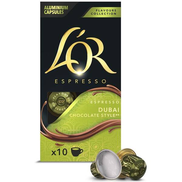 Kapsle pro espressa L’OR Espresso Dubai Chocolate style (10 ks) 

