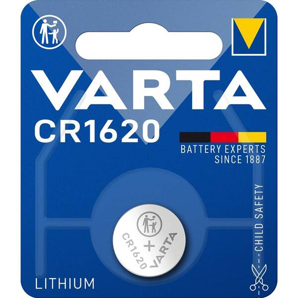 Baterie lithiová Varta CR1620, blistr 1ks 

