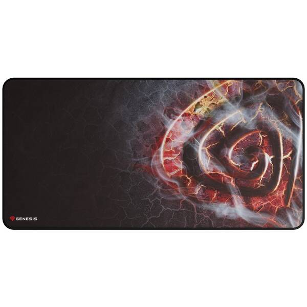 Podložka pod klávesnici a myš Genesis CARBON 500 MAXI, 90×45 cm černá


