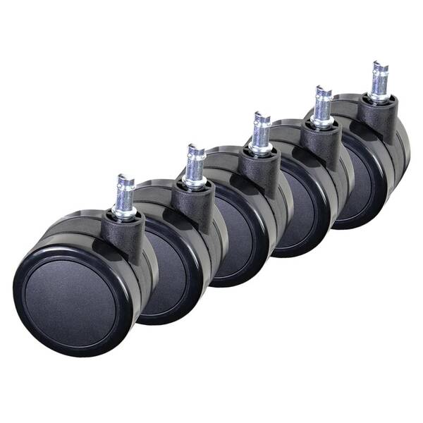 Kolečka Arozzi Wheel Pack PU XL, 5 ks černá

