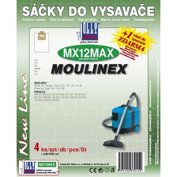 Sáčky do vysavače Jolly MAX MX 12 (4 ks) 

