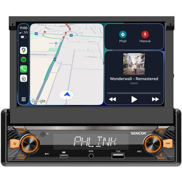 Autorádio s LCD Sencor SCT 9420BMR černé

