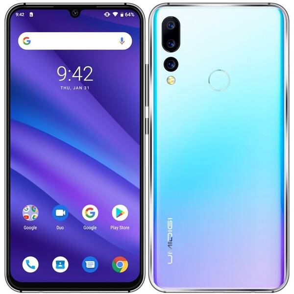 Mobilní telefon UMIDIGI A5 Pro Dual SIM modrý

