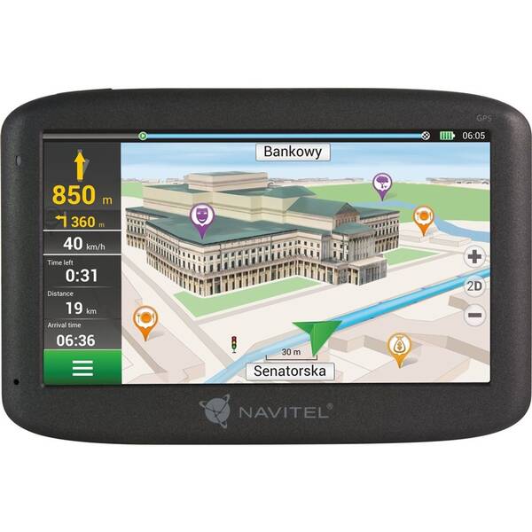 Navigační systém GPS NAVITEL E500 černá


