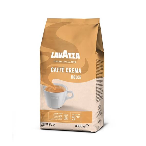 Káva zrnková Lavazza Dolce Caffe Crema, 1 kg 


