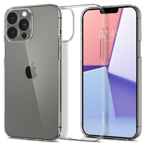 Kryt na mobil Spigen Air Skin na Apple iPhone 13 Pro průhledný

