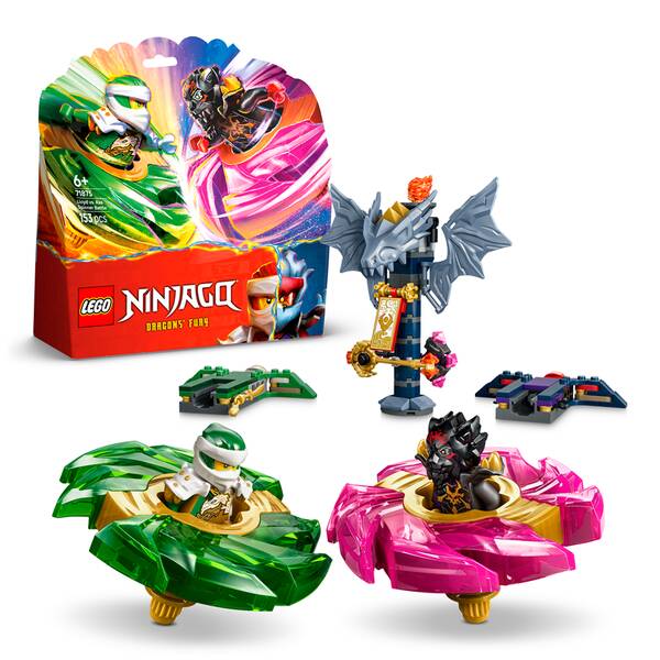 Stavebnice LEGO® NINJAGO® 71875 Souboj spinnerů: Lloyd vs. Ras 

