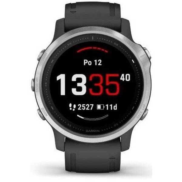 Chytré hodinky Garmin fenix6S Glass černé/stříbrné

