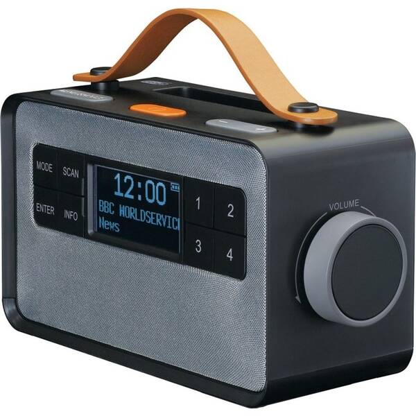 Radiopřijímač s DAB+ Lenco PDR-065BK SENIOR černý/šedý

