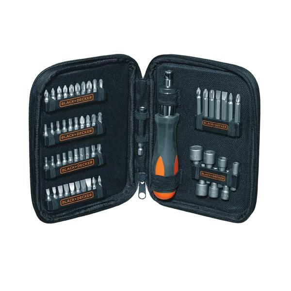 Sada nářadí Black-Decker A7104 černá/stříbrná

