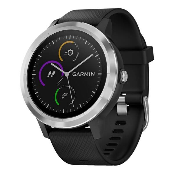 Chytré hodinky Garmin vívoActive3 Optic černé/stříbrné

