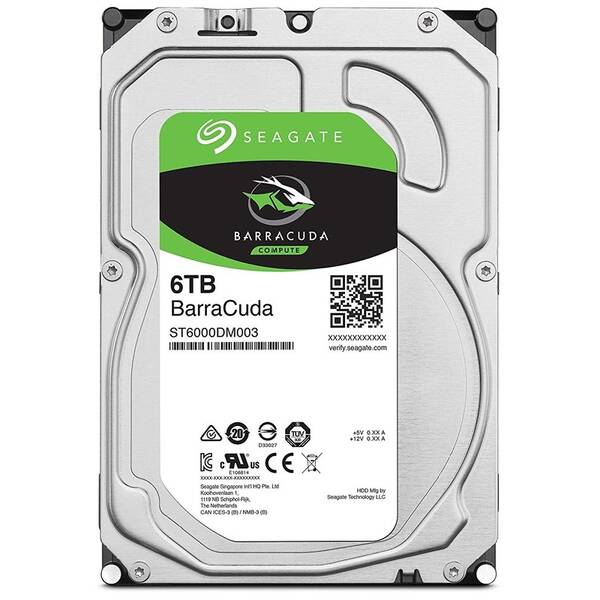 Pevný disk 3,5" Seagate 6TB 

