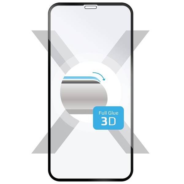 Tvrzené sklo FIXED 3D Full-Cover na Apple iPhone XR/11 černé

