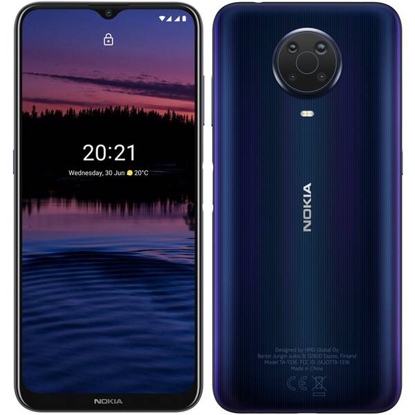 Mobilní telefon Nokia G20 - ZÁNOVNÍ - 12 měsíců záruka modrá barva
