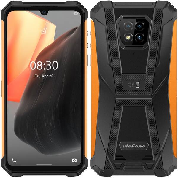 Mobilní telefon UleFone Armor 8 Pro 6+128GB černý/oranžový

