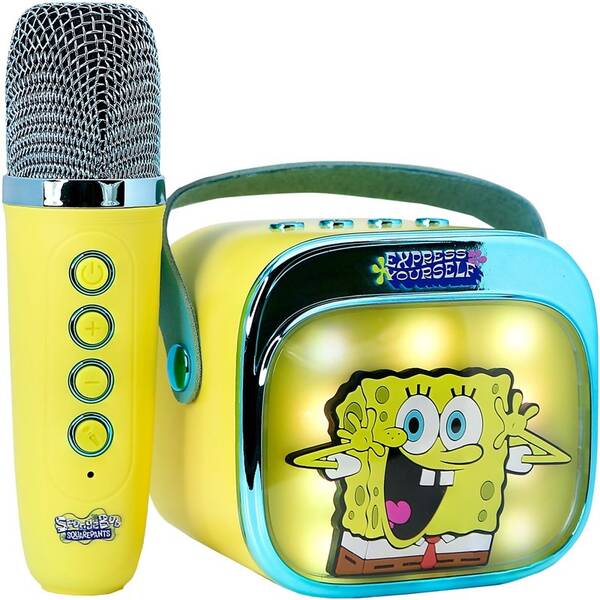 Přenosný reproduktor OTL Technologies SpongeBob SquarePants PopSing žlutý

