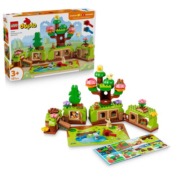 Stavebnice LEGO® DUPLO® 10480 Les plný objevů a divokých zvířátek 

