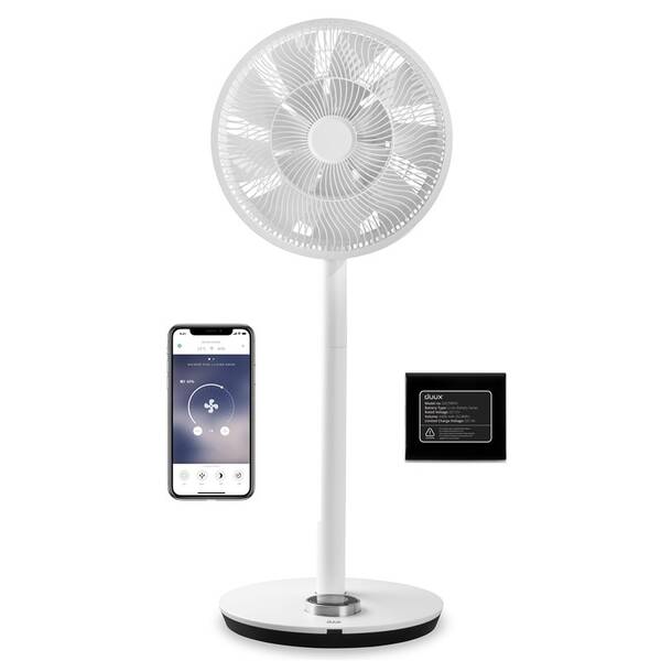Ventilátor stojanový Duux Whisper Flex SMART White + battery pack 

