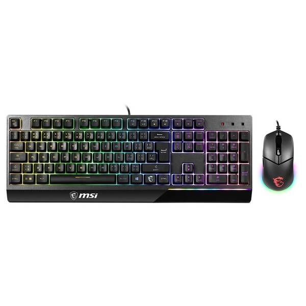 Klávesnice s myší MSI Vigor GK30 COMBO, CZ+SK layout černá

