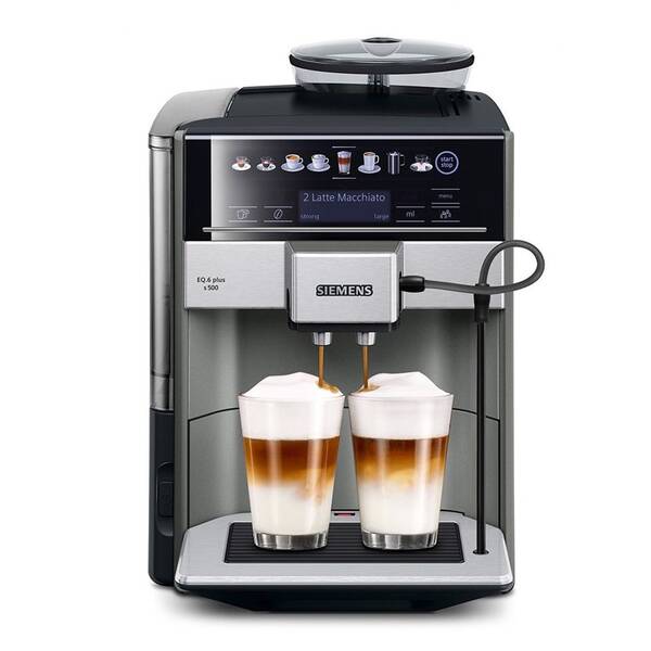 Automatický kávovar Siemens TE655203RW šedý

