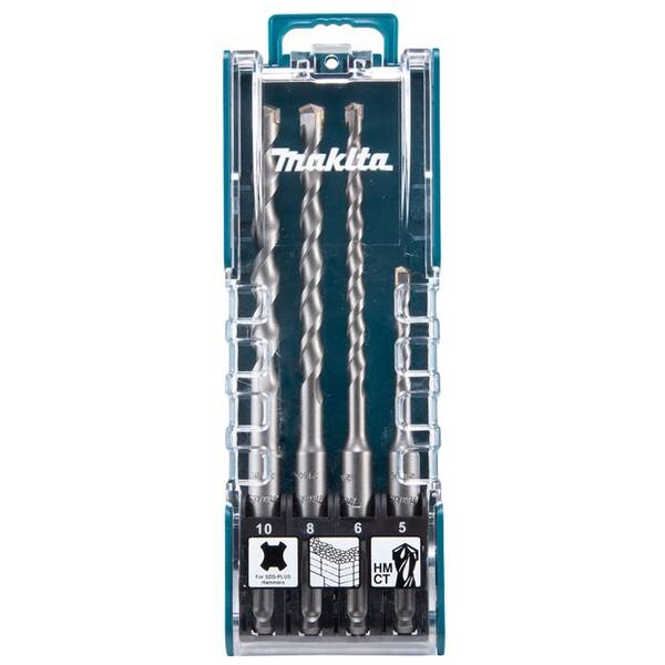 Sada vrtáků Makita D-74136 SDS-Plus (4 ks) 


