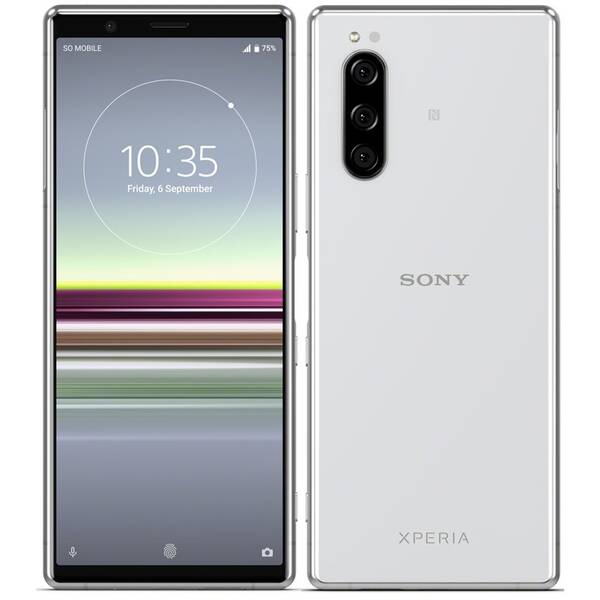 Mobilní telefon Sony 5 šedý

