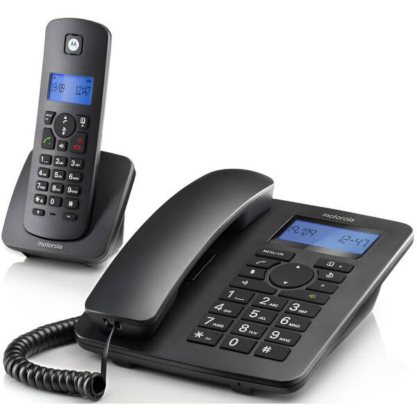 Domácí telefon Motorola C4201 Combo černý

