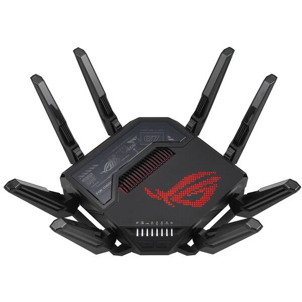 Router Asus ROG Rapture GT-BE98, Wi-Fi 7, AiMesh černá barva
