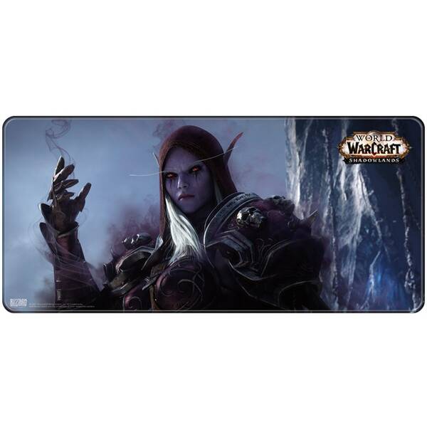 Podložka pod klávesnici a myš FSH World of WarCraft Shadowlands: Sylvanas XL šedá

