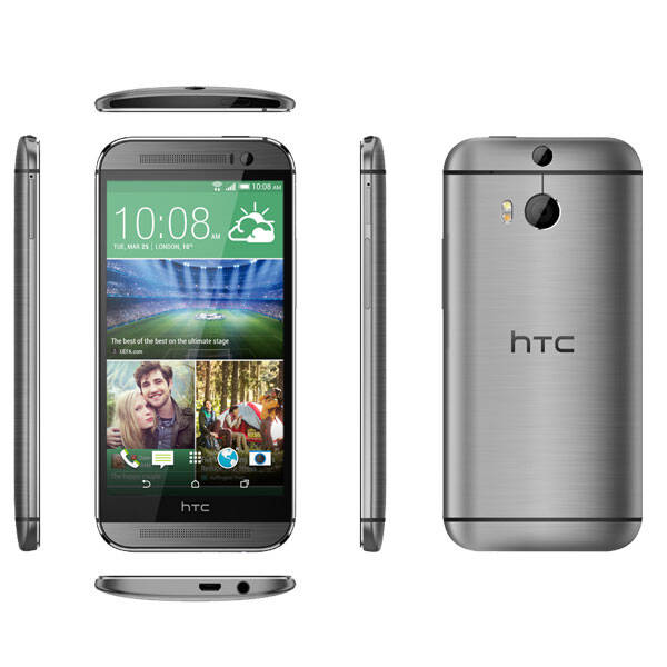Mobilní telefon HTC One (M8) dual sim šedý


