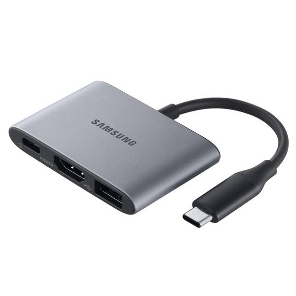 Redukce Samsung USB-C/USB, USB-C, HDMI šedá


