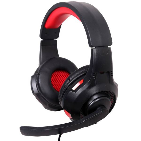 Headset Gembird GHS-U-5.1-01, 5.1 surround černý/červený

