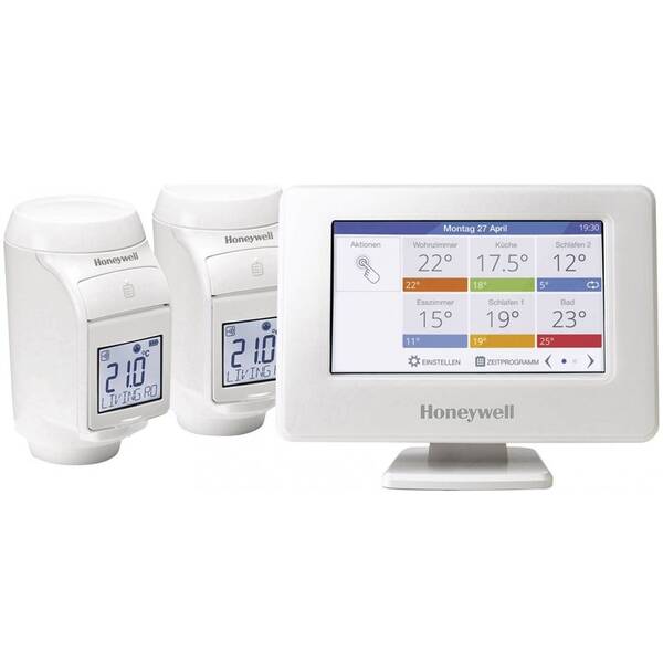 Kompletní sada Honeywell Evohome Starter Set 2 CZ Evohome Touch WiFi + 2x termohlavice HR92 

