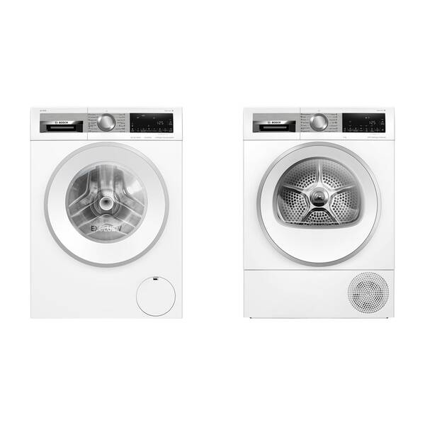Set výrobků Bosch WGG244F9BY + WQG24591BY bílý

