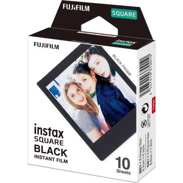 Instantní film Fujifilm Instax Square Black 10 ks 


