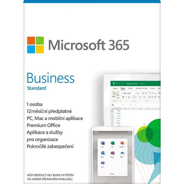  Microsoft 365 Business Standard, všechny jazyky - elektronická licence 

