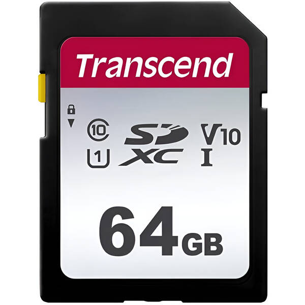 Paměťová karta Transcend 330S SDXC 64GB UHS-I U1 V10 A2 (100R/60W) 

