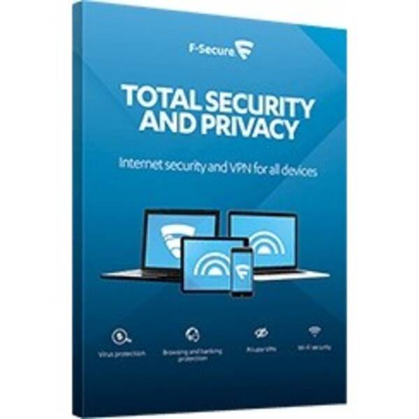 Software F-Secure TOTAL, 3 zařízení / 1 rok, krabička 

