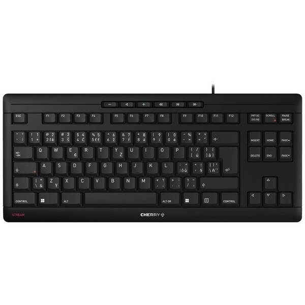 Klávesnice Cherry STREAM TKL, CZ+SK černá

