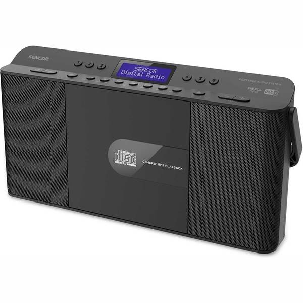 Radiopřijímač DAB+/CD Sencor SPT 7500DB černý

