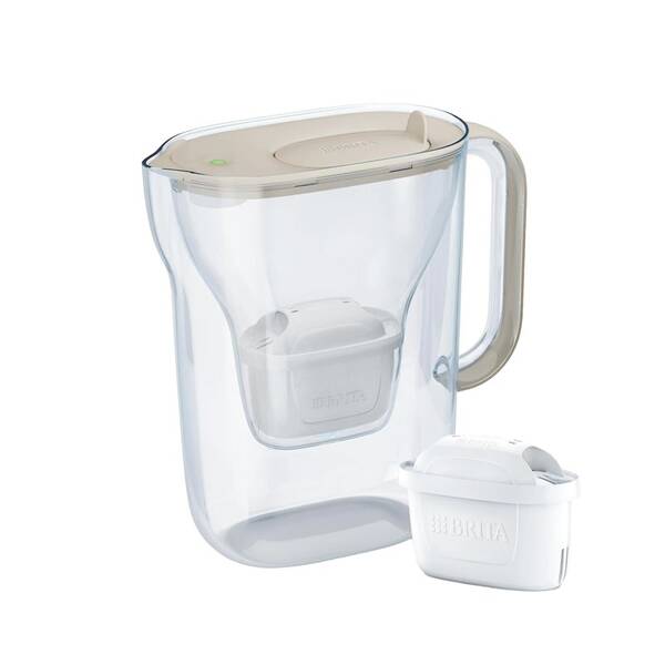Filtrační konvice BRITA Style Essential s filtrem Maxtra Hard Water Expert, 2, 4 l béžová

