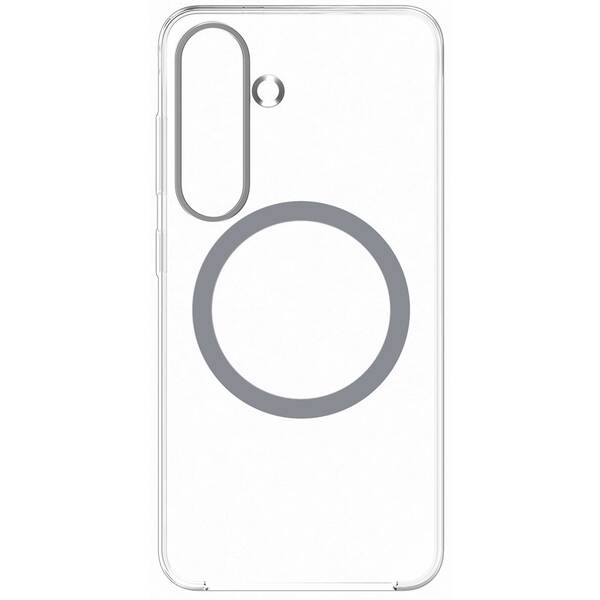 Kryt na mobil Samsung Clear Magnet na Galaxy S25 průhledný

