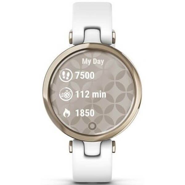 Chytré hodinky Garmin Sport Cream Gold / White Silicone Band 

